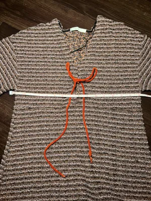 Zara Stripe Tweed Short Sleeve Dress Size Small thumbnail 4