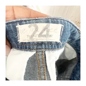 Free People We The Free Mini Skirt Women's 24 Blue Denim Light Wash Cargo Pocket thumbnail 8