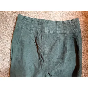 Free People We The Free Olive Green Corduroy Flare Pants Size 30 Flare thumbnail 4