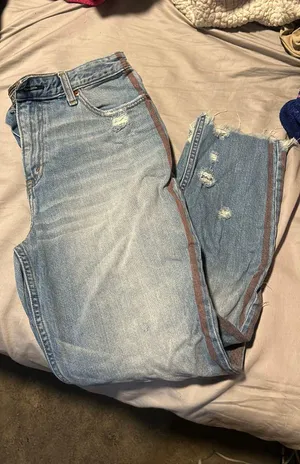 Annie High Rise Girlfriend Jeans thumbnail 1