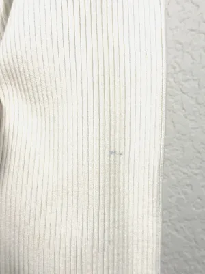 Lauren Ralph Lauren Women’s XL White Ribbed Turtleneck Sweater Logo Stretch thumbnail 10