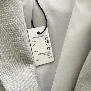 Elie Tahari Allegra Micro-Plaid One Button Jacket Blazer Gray Size 12 NWT thumbnail 10
