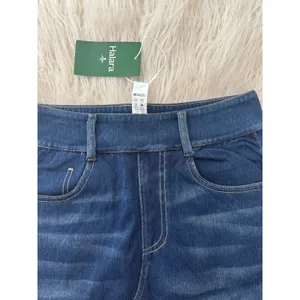 Halara Flex High Waisted Mini Washed Denim Casual Skirt Bright Blue Denim XS thumbnail 5