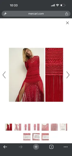 Zara Crochet & Fringe Maxi Dress — Size Medium | Blogger Favorite ❤️ thumbnail 9