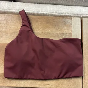 OFFLINE By Aerie Goals One Shoulder Sports Bra in Royal Berry Size XL Activewear thumbnail 4