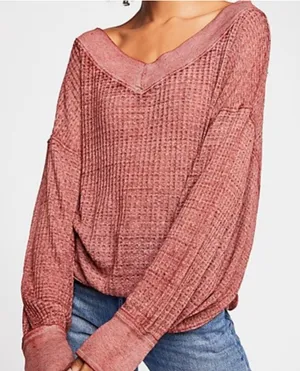Free People We the Free Southside Thermal Top thumbnail 1