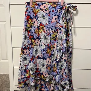 Anthropologie Maeve Sybil Wrap Skirt thumbnail 1