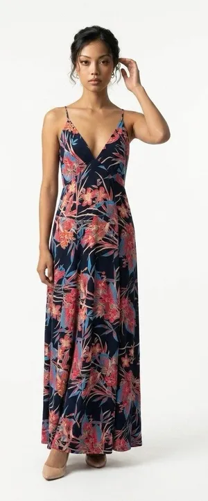 Hommage From LA Maxi Dress Large thumbnail 1