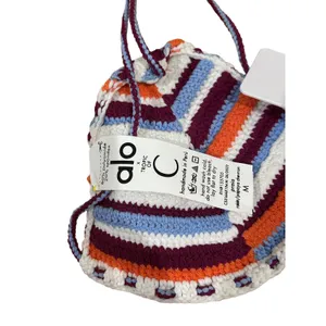 Alo x Tropic of C Rio Bottom in Papaya + Alo x Tropic of C Crochet Praia Top M thumbnail 6