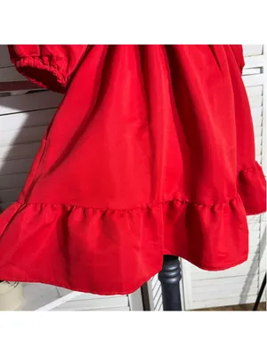 NWT peasant dress 3/4 ballooned sleeves ruffled homecoming cocktail Holiday sz S thumbnail 6