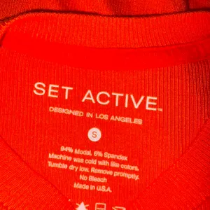 SET Active Orange Ribbed Shirt  thumbnail 5