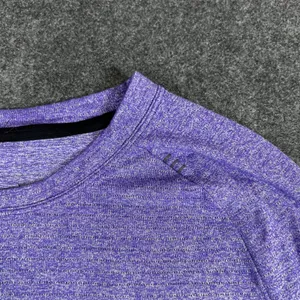 Lululemon Better Everyday Long Sleeve Shirt Purple Space Dye Heathered Top Small thumbnail 10