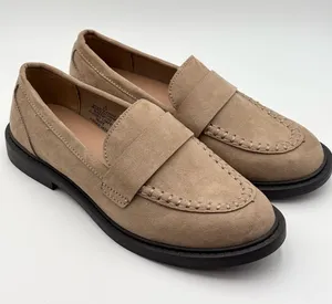 Old Navy Women's Suede Penny Loafers in Taupe‎ Size 6 thumbnail 1