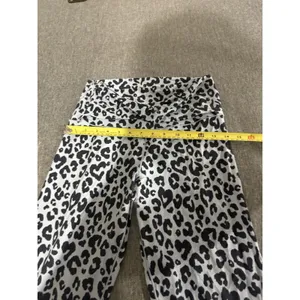 Aerie Offline Women's Real Me Leopard Crossover 7/8 Leggings High Rise Sz L thumbnail 6