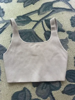 Aritzia Babaton Tank Sculpt Knit Crop thumbnail 2