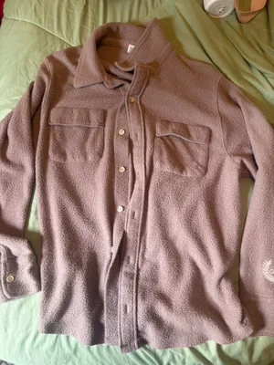 Fleece Shacket Victoria's Secret PINK thumbnail 1