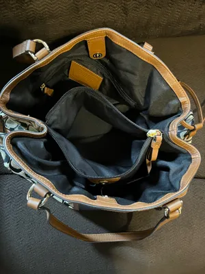 Coach Snake Stripe Signature Drawstring Carryall thumbnail 4
