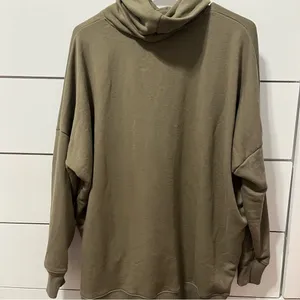 Aerie Green Turtleneck Crewneck thumbnail 3
