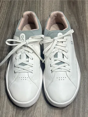 On Running Women's White Sneakers with Light Pink Lining Size 9.5 thumbnail 1