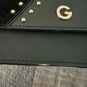 GUESS Black and Gold Studded Crossbody Bag thumbnail 3