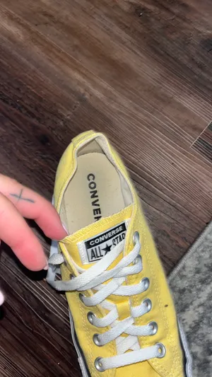 Converse Yellow Shoes thumbnail 4