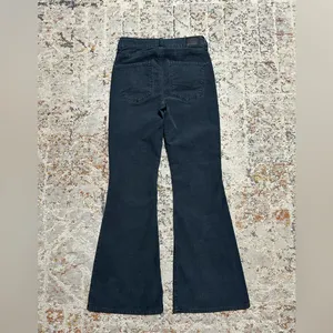 AMERICAN EAGLE High rise Flare corduroy jeans size 2 dark gray thumbnail 13