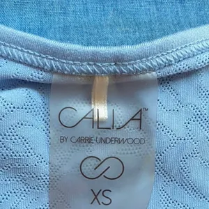 CALIA Light Blue Cut Out Back Sleeveless Active Tank Top Womens XS Workout‎ thumbnail 7