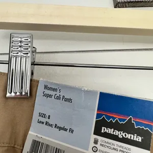 Patagonia Women’s 8 Khaki Super Cali Pants Organic Cotton NWT thumbnail 4
