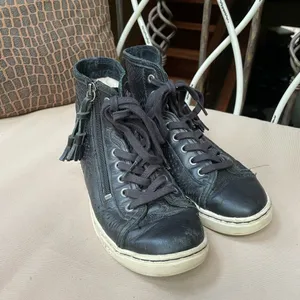 UGG‎ Blaney Leather Zipper High Top Sneaker thumbnail 3