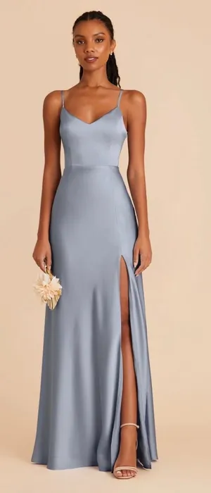 Birdy Grey Satin Dress thumbnail 1