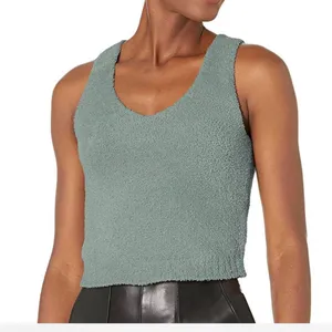 UGG Sage Knit Cropped Fuzzy Cozy Tank thumbnail 1