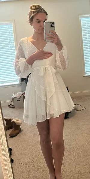 White Dress Size M thumbnail 1