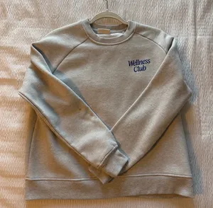Wellness Club Gray Crewneck Sweater for Women thumbnail 1