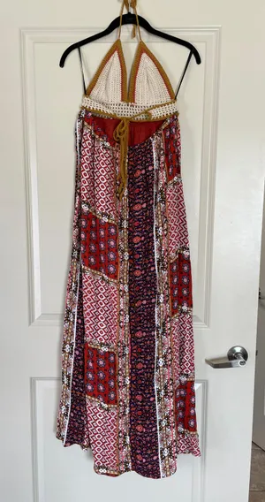 Crochet Top Maxi Dress Multiple thumbnail 3