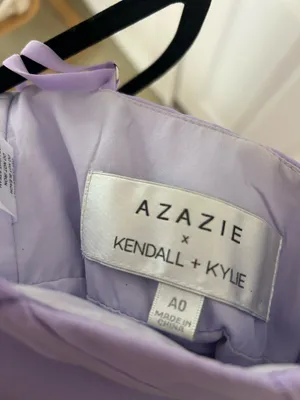 Azazie Kendall x Kylie Maxi Purple Dress thumbnail 3