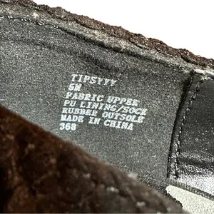 Steve Madden Tipsyy Black Suede Fringe Heels Sz 6 thumbnail 6