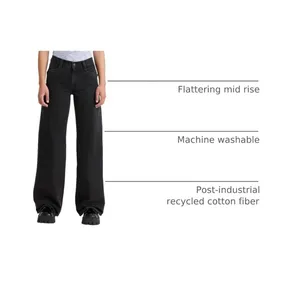 NWT Levi's 94 Baggy Wide Leg Jeans Women's Over Exposure Mid Rise- 29 x 31"‎ thumbnail 4