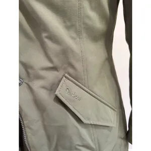 Barbour Elper Waterproof Parka Jacket Olive Green Faux Fur Hood US 4 thumbnail 5