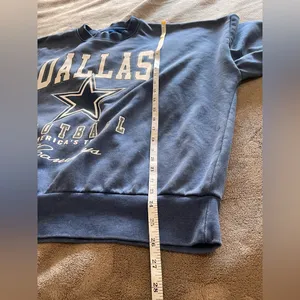 GAMEDAY COUTURE NFL Dallas Cowboys Football Crewneck Pullover Sweatshirt Sz M thumbnail 6