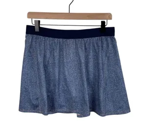 ID Ideology Women's A Line Athletic Tennis Skort Size Medium Riviera Denim Blue thumbnail 2