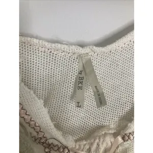 Gimmicks by BKE Y2K Buckle Womens Top Sheer Lace Front Back Beaded Embroider Size L thumbnail 10