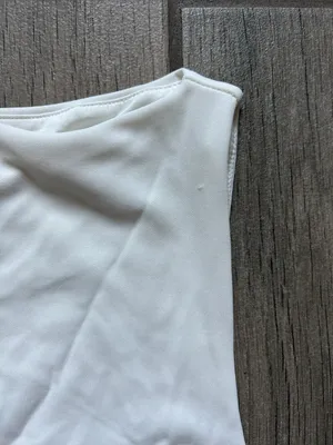Lovers + Friends White Ruched Mini Dress thumbnail 3