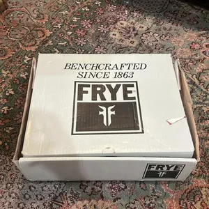FINAL PRICE Frye Hannah Engineer Gray Grey Suede Boots thumbnail 11