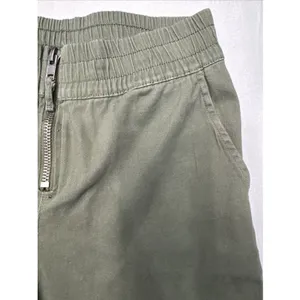 RD Style Women's Small Green Jogger Pants Zipper Waist Activewear EUC thumbnail 5