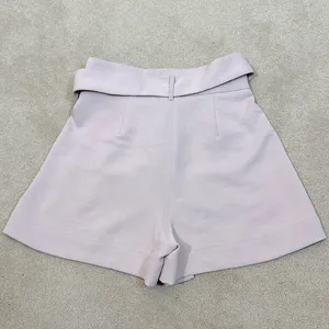 Wilfred Aritzia Paperbag Shorts Coquette High Rise Pink Purple Crepe Women 2 thumbnail 2