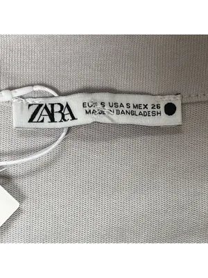 Zara NWT 100% cotton wrap dress with ruffles Sz S thumbnail 16