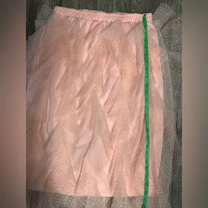 Live 4 Truth Asymmetrical Pink Tulle Skirt thumbnail 4