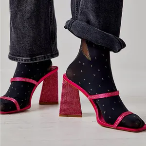 Billini Hot Pink Pink Block Sandal Heel thumbnail 3