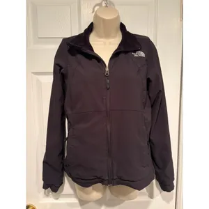 The North Face Jacket Women Small Black Soft Shell Fleece Lined Outdoor thumbnail 2