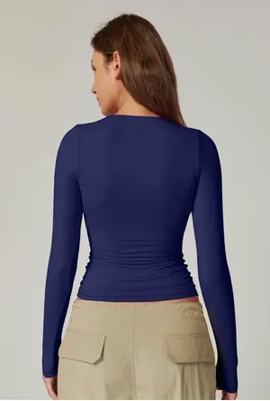 Qinsen Amazon Square Neck Long Sleeve thumbnail 2
